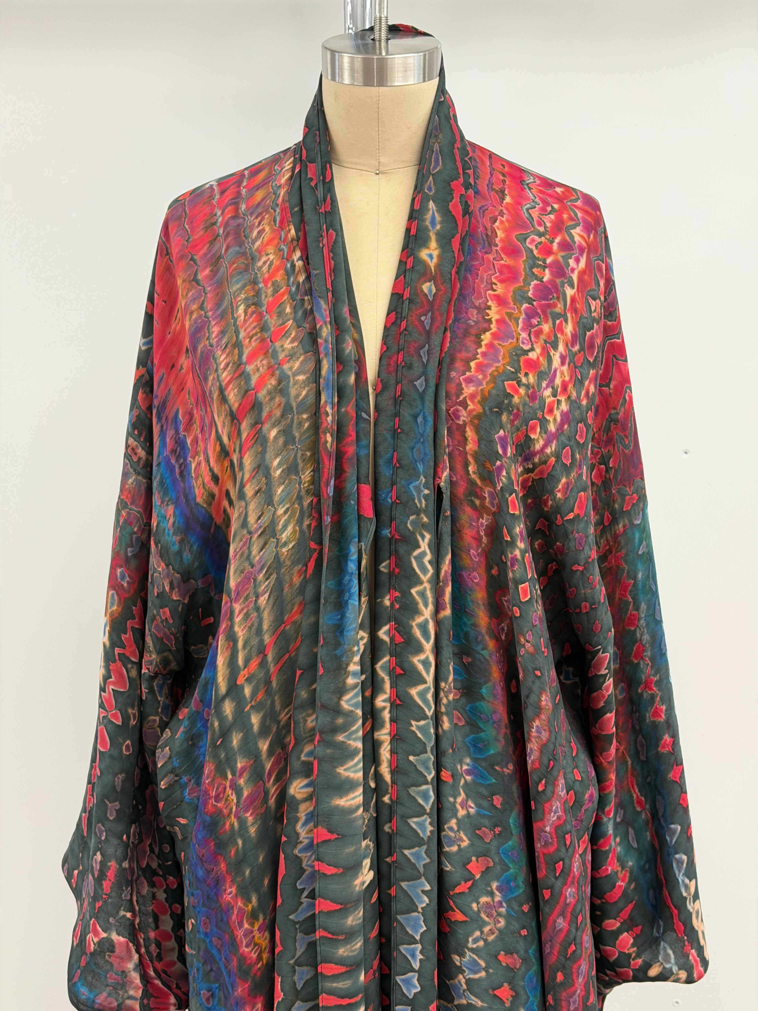 Carter Smith Silk Kimono Coat in Sante Fe