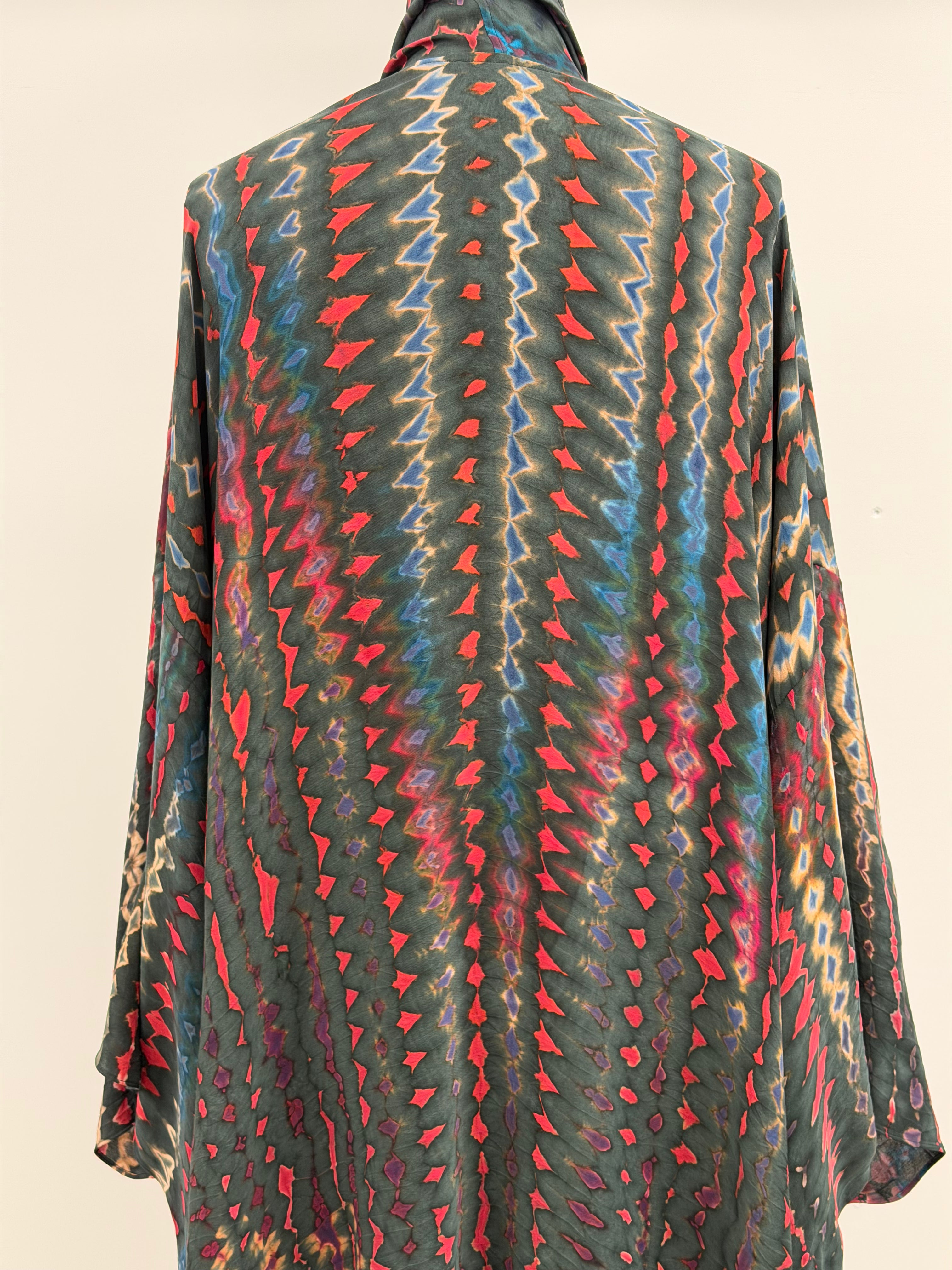 Carter Smith Silk Kimono Coat in Sante Fe
