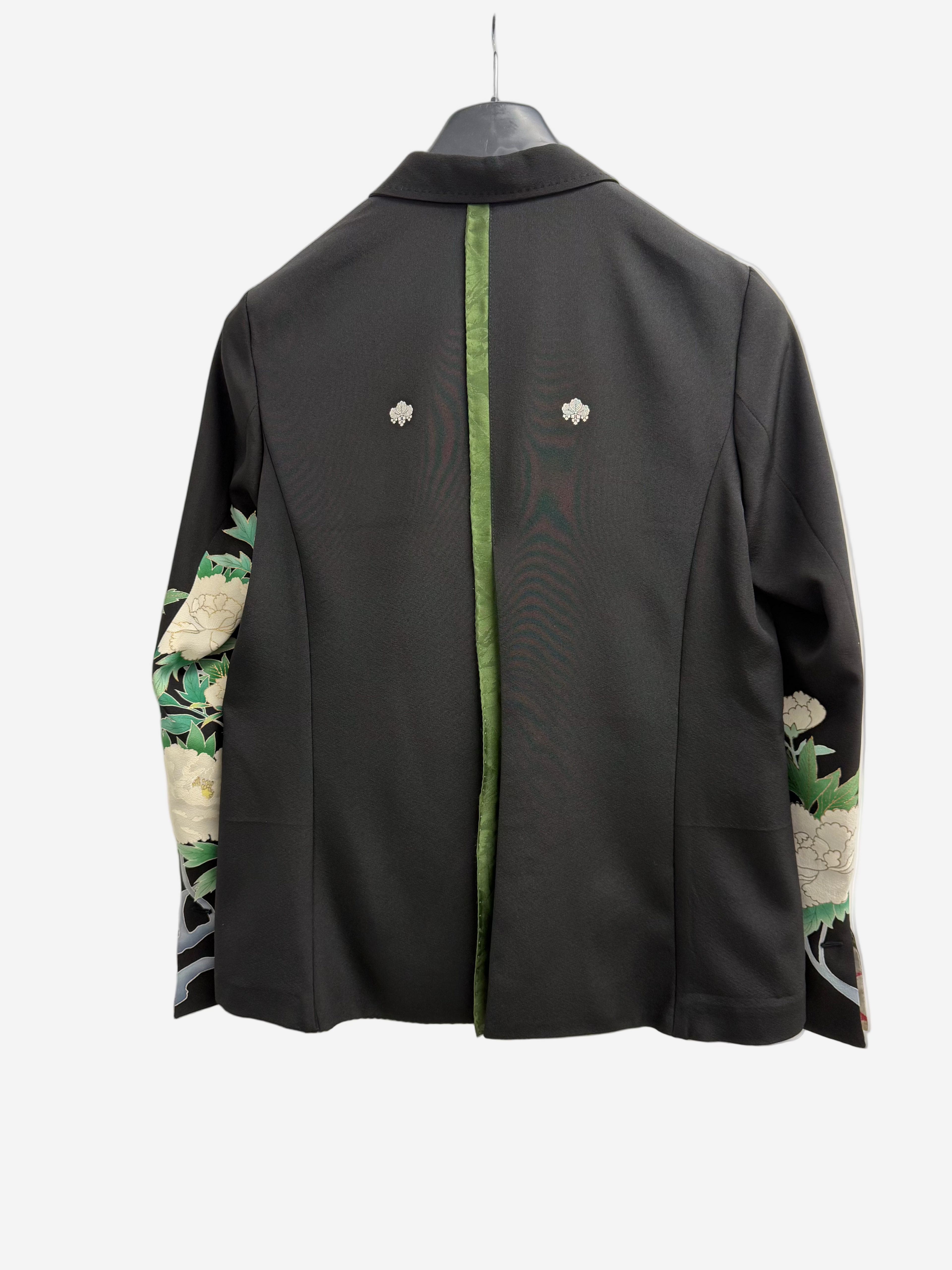 Ibrigu Vintage Kimono Double Breasted Blazer