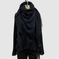 Avant Toi Sale Effect Cashmere Scarf in Blu Navy