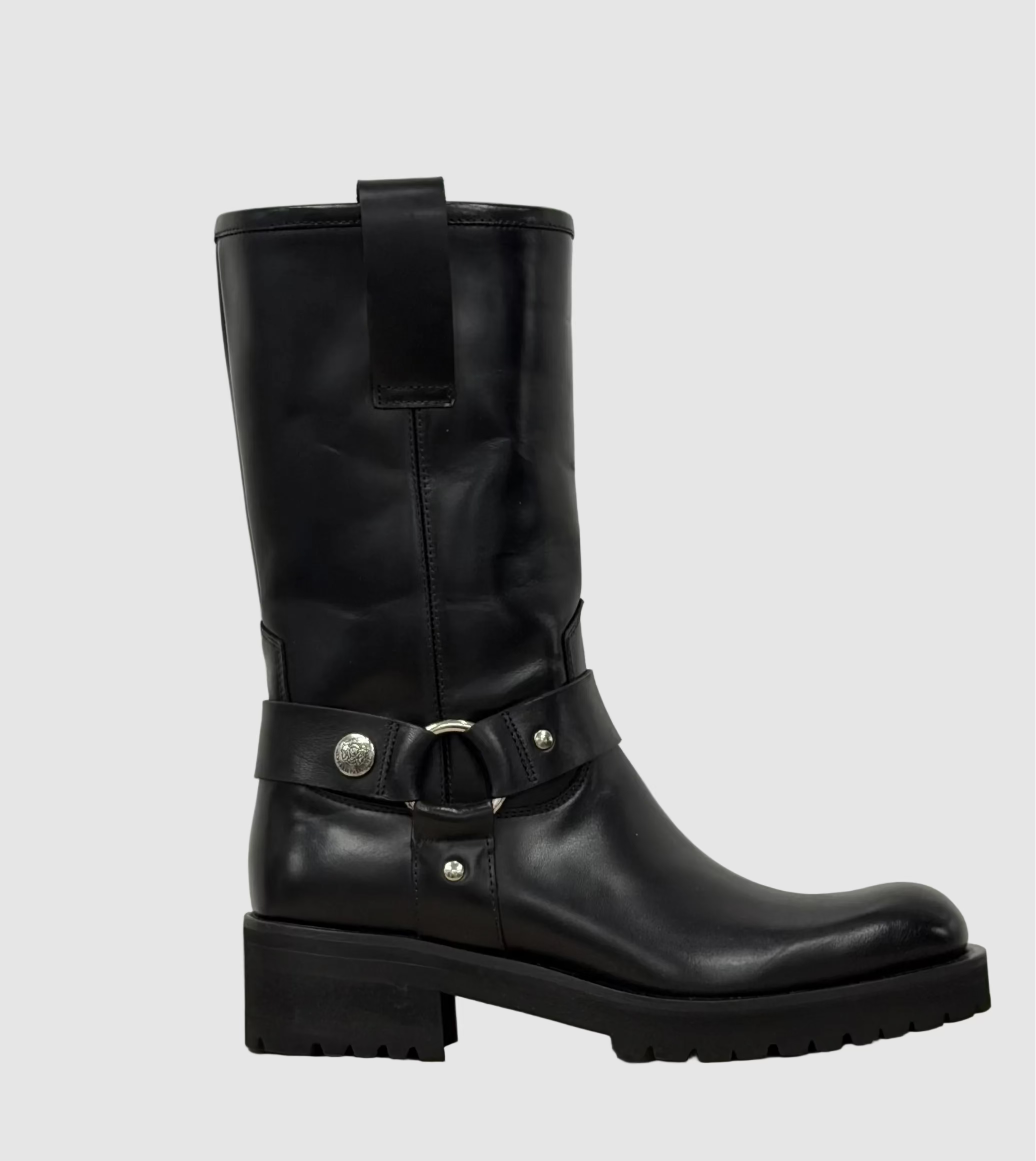 Alberto Fasciani Isabel 90035 Mid Calf Harness Boot in Black