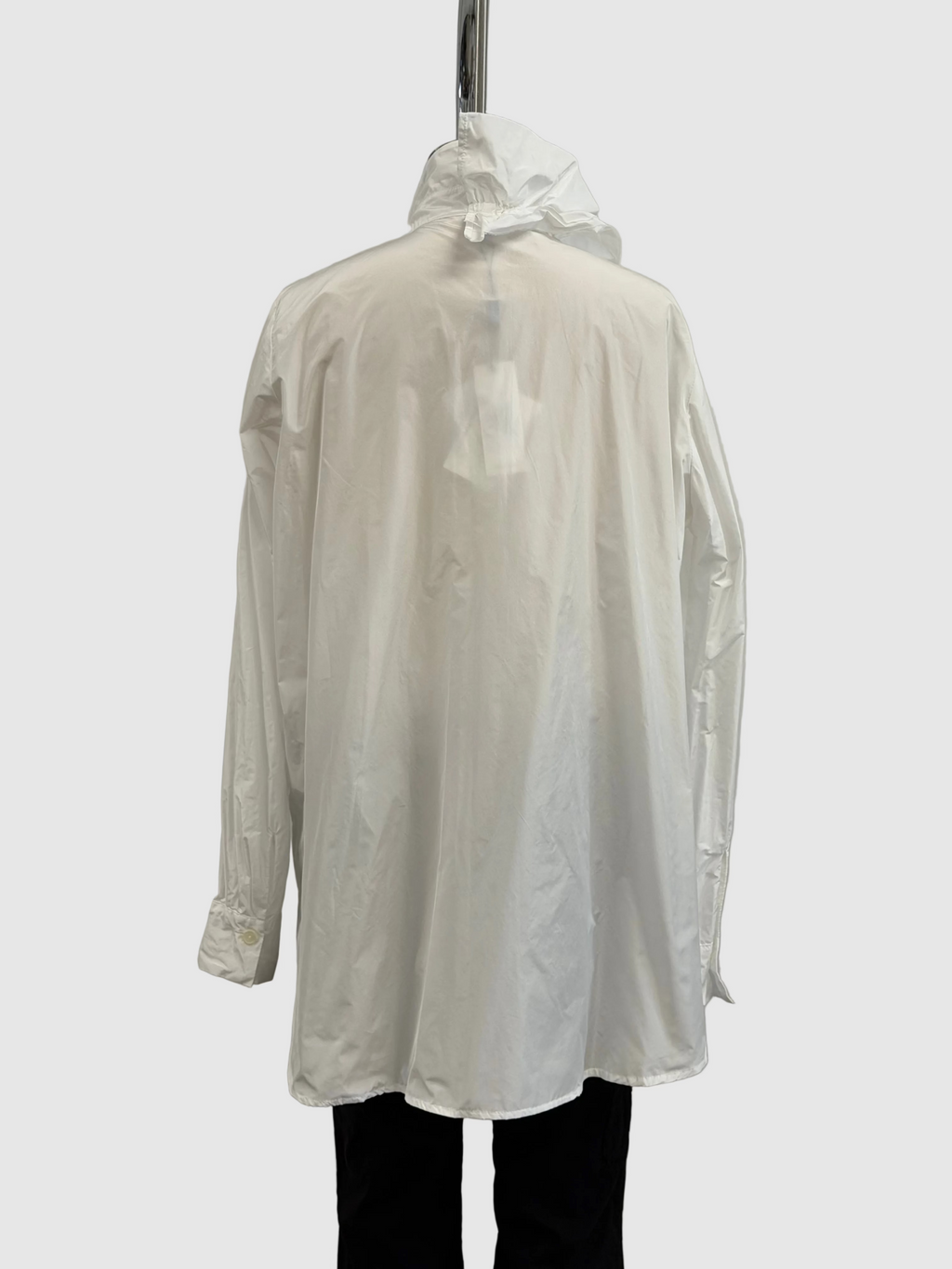 Katharina Hovman Ruffle Blouse Short in White