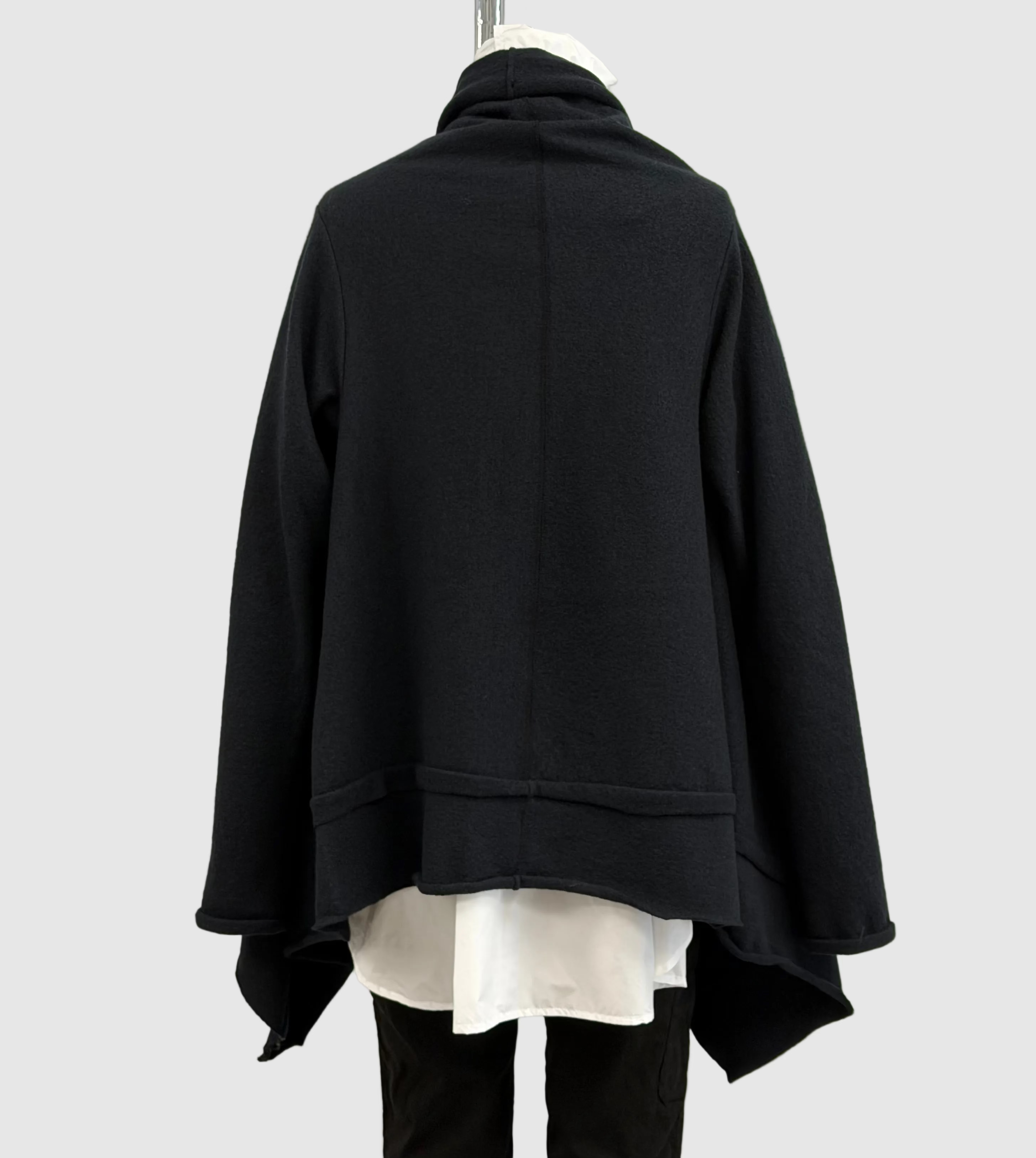 Katharina Hovman Short Drape Jacket in Black