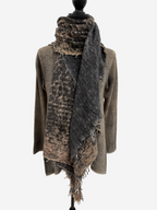 Fissore Bruco 12 Lightweight Cashmere Pullover Sweater in Sand