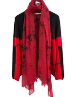 Cashmere Pullover Red/Black Books