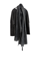 Avant Toi Hand Painted Light Cashmere Boat Neck Pullover in N/Carruba