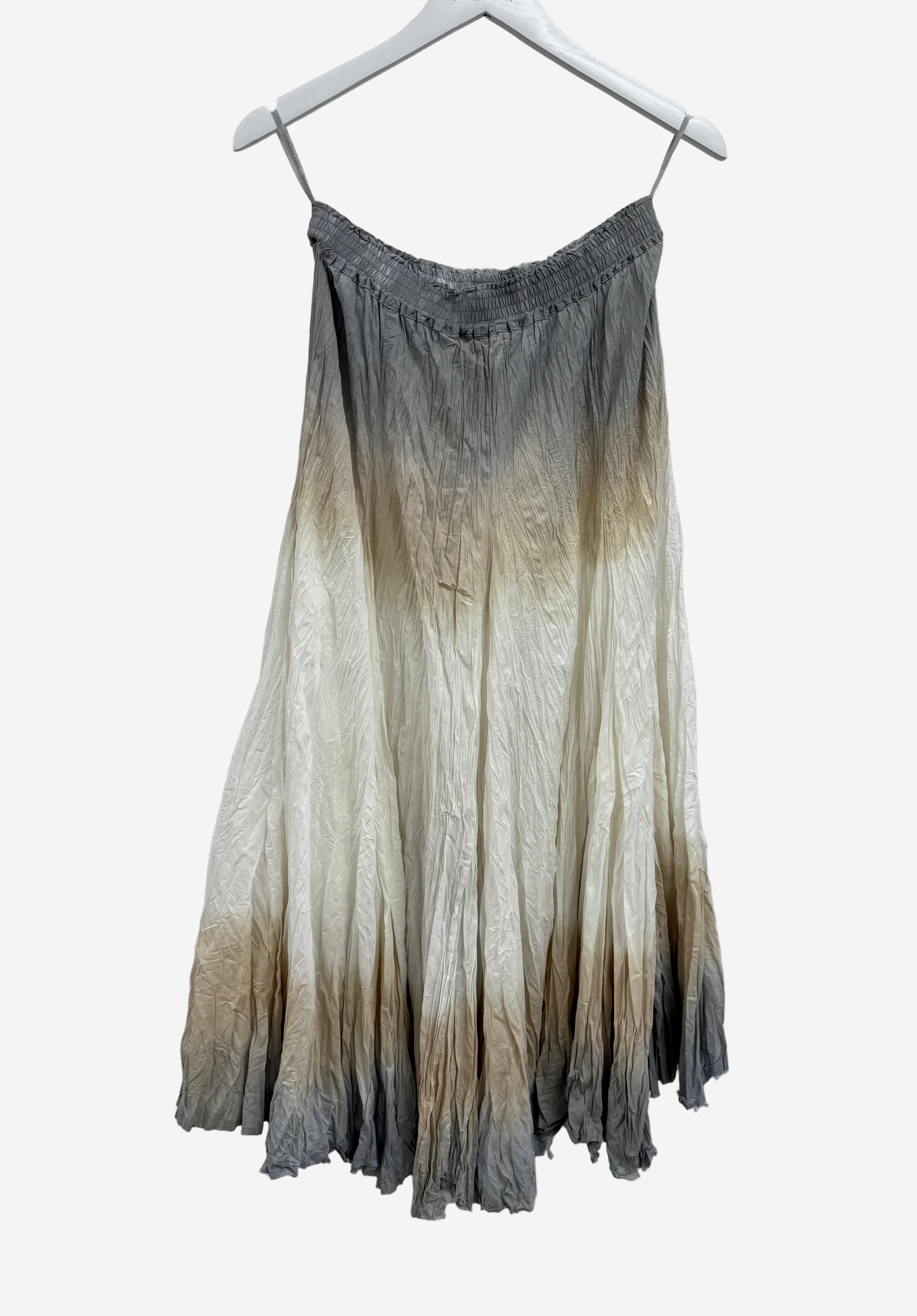 Privatsachen Ombre Organic Cotton Skirt in Stroh