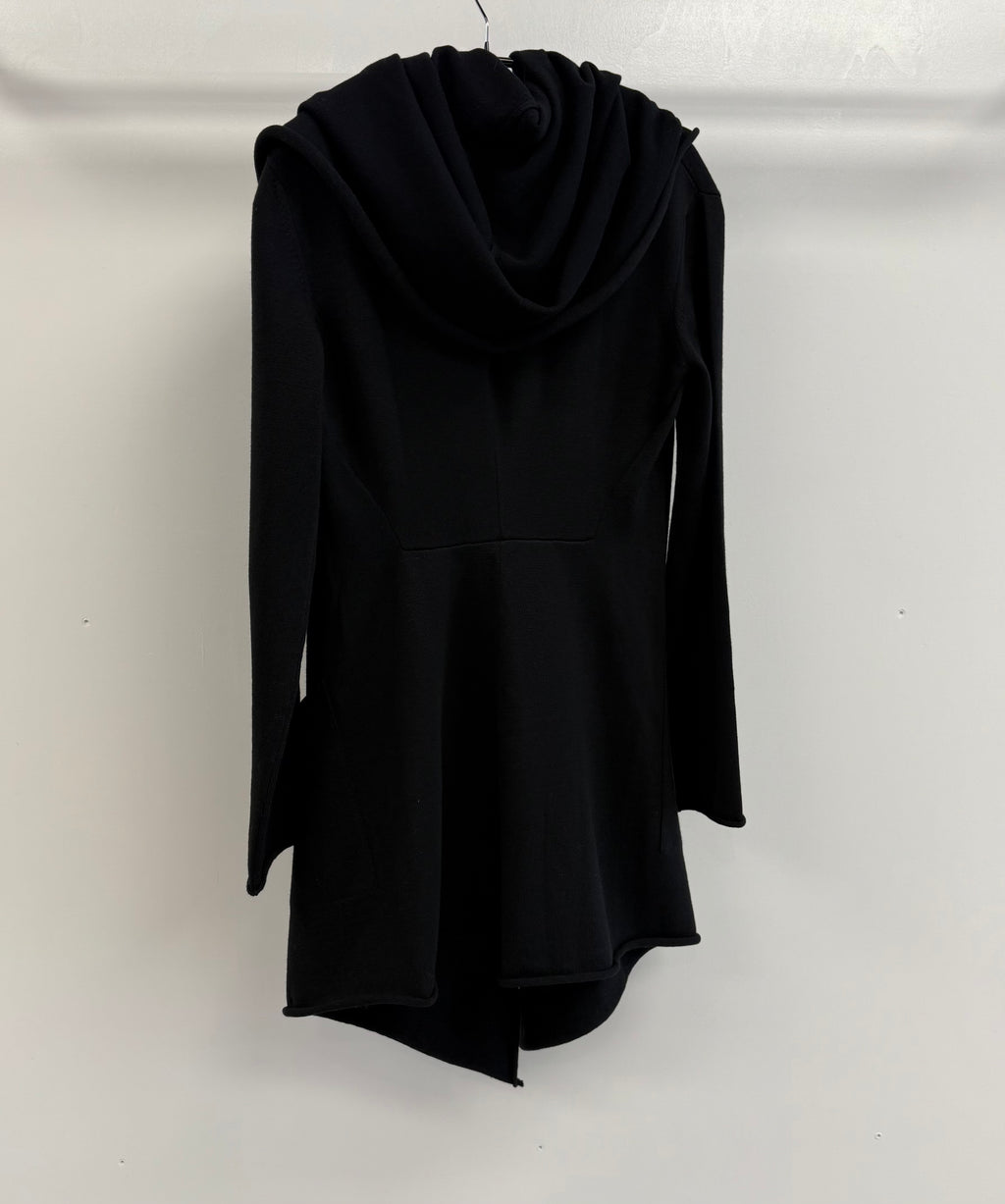Lars Andersson Hooded Wrap Jacket in Black