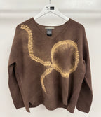 Susuzan Cashmere Seamless V-Neck Rectangle Sweater