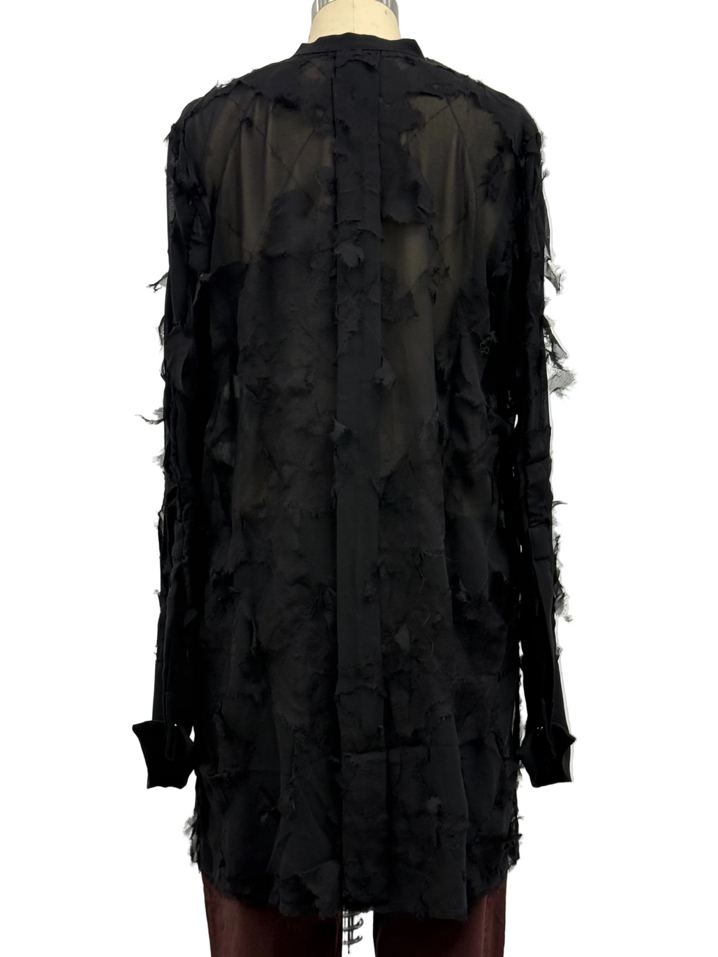Masnada Camicia Silk Shirt in Black