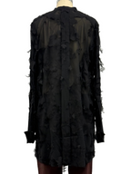 Masnada Camicia Silk Shirt in Black