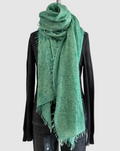 Avant Toi Hand-Painted Cashmere Long Stola Scarf in Wave