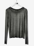 Avant Toi Laminated Silk Micromodal Shirt in Husky