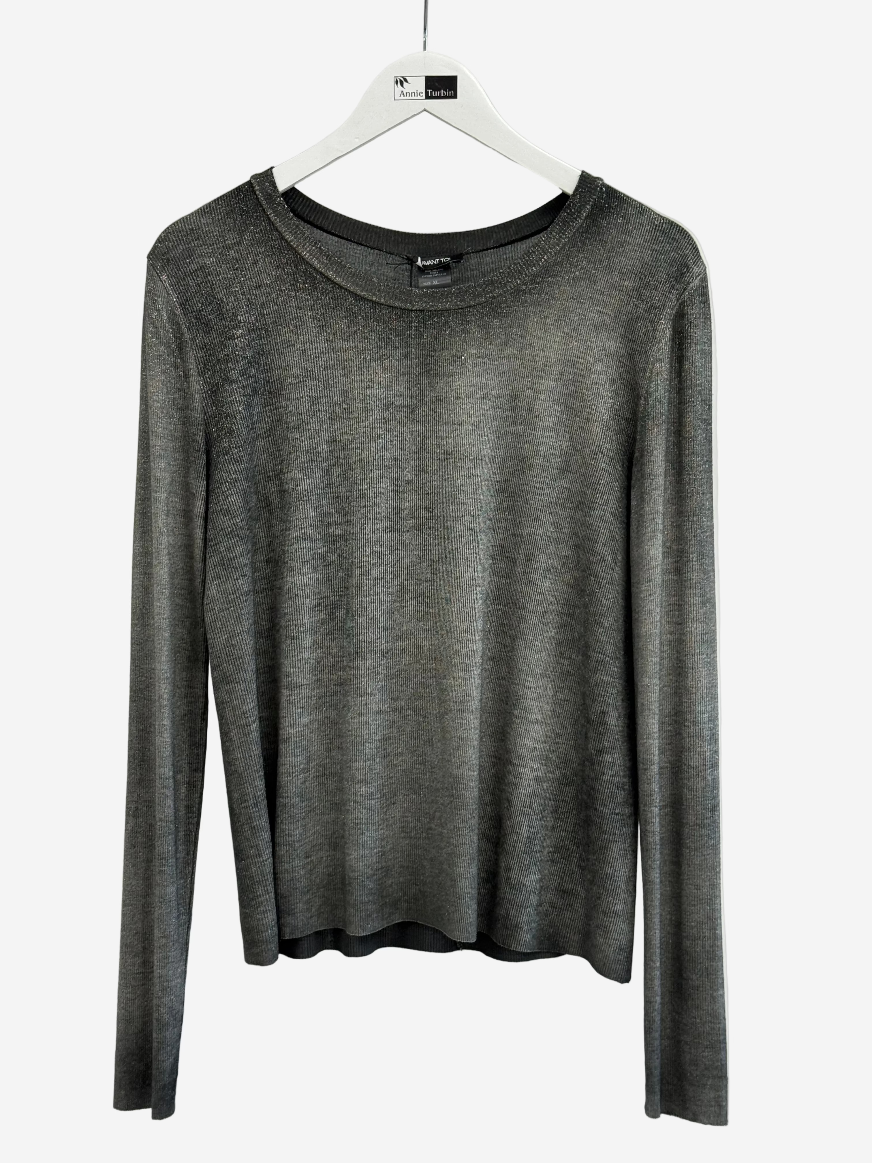 Avant Toi Laminated Silk Micromodal Shirt in Husky