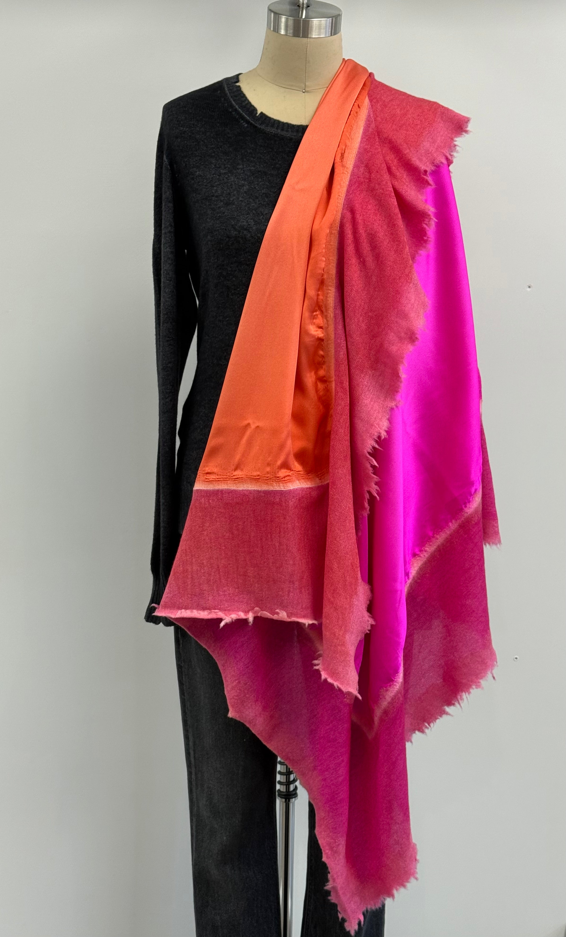 Avant Toi Quadrello Double Bicolor in Rosa Fluo/ Chili