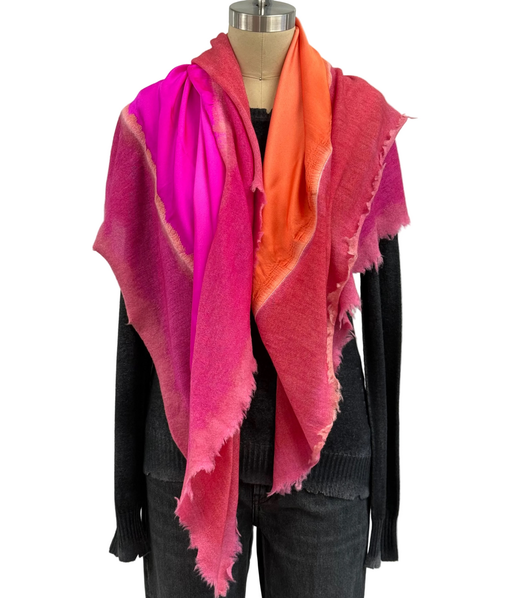 Avant Toi Quadrello Double Bicolor in Rosa Fluo/ Chili