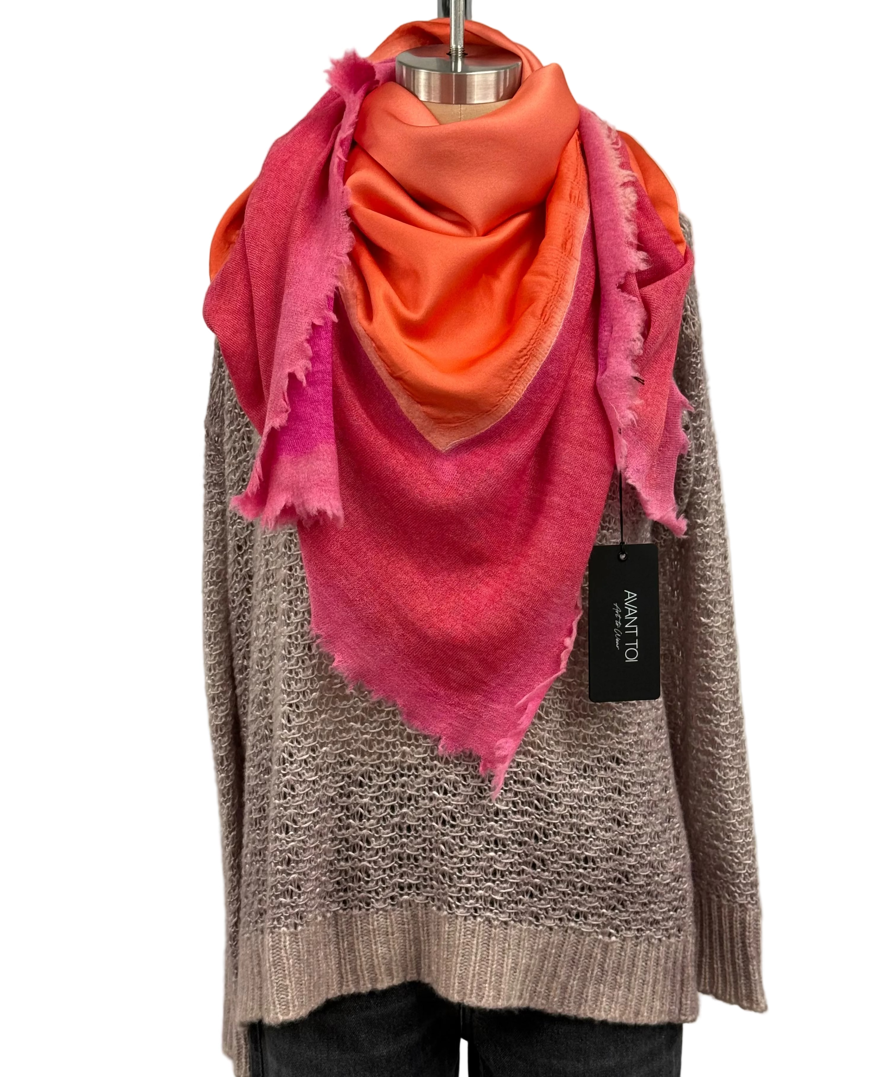 Avant Toi Cashmere Silk Pullover in Wisteria