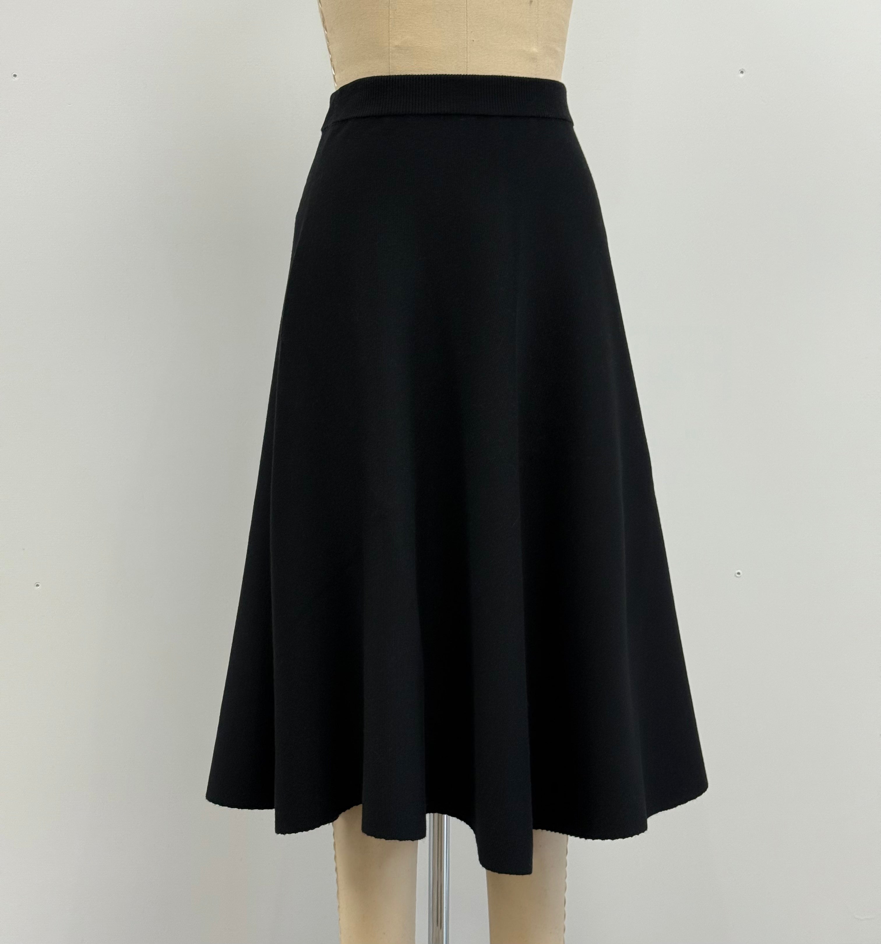 NUDE Knit Skirt in Black