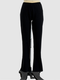 Katharina Hovman Hose Schlitz Pant in Black