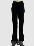 Katharina Hovman Hose Schlitz Pant in Black