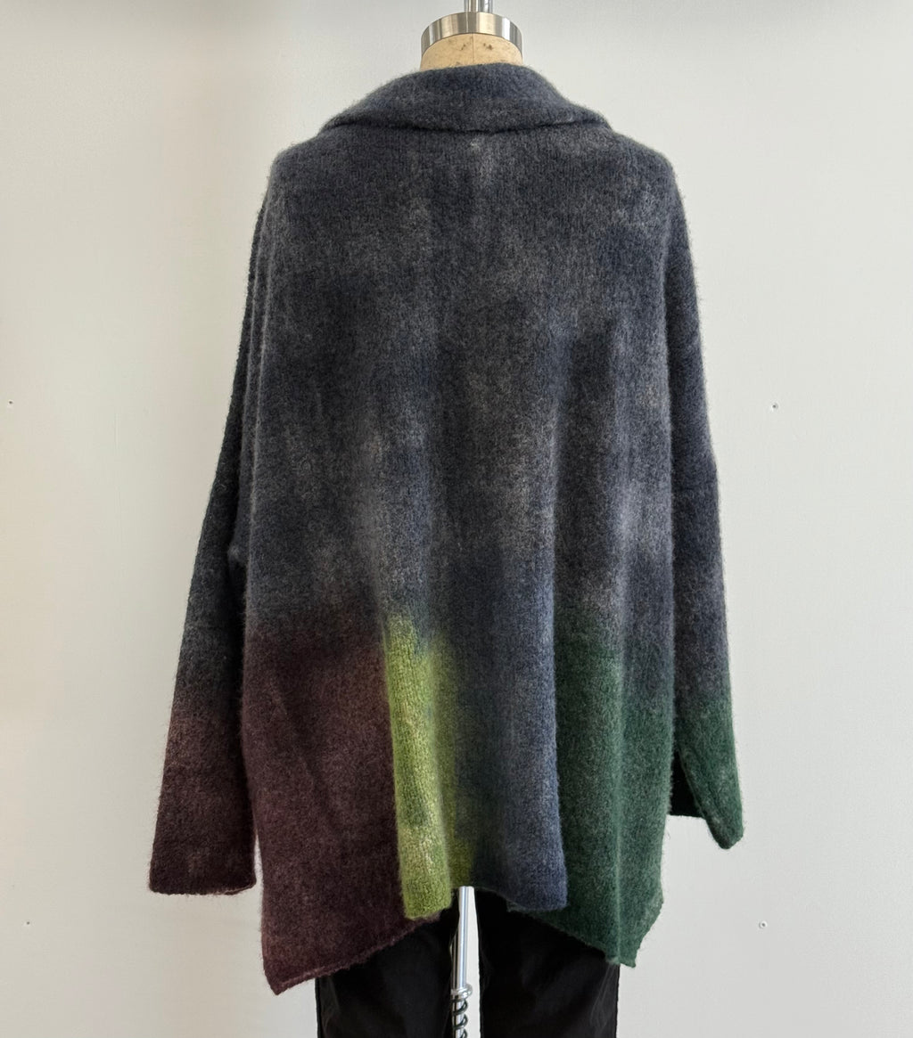 Fissore Marianne 30 Cardigan in Blue Color Block