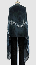 Annie Turbin Black Crystal Modal Scarf