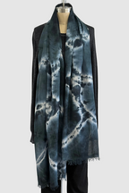 Annie Turbin Black Crystal Modal Scarf