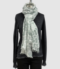 Annie Turbin Pale Sage Green Giraffe Modal Scarf