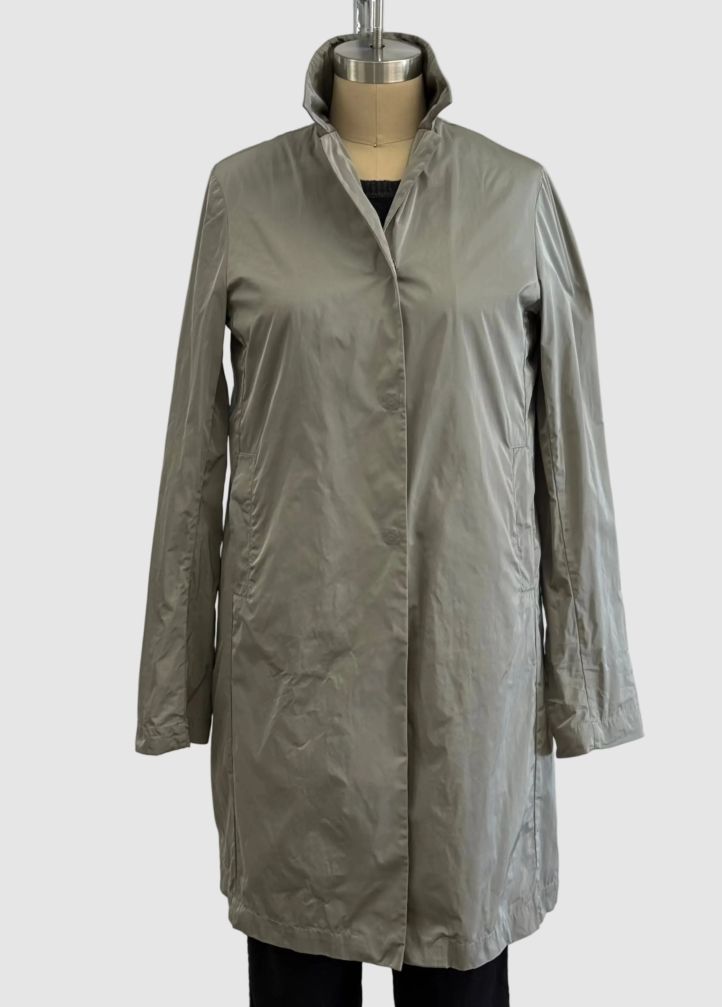 Katharina Hovman Lightweight Trench Coat in Gray