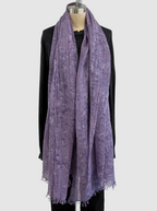 Annie Turbin Purple Rainwash Linen Scarf