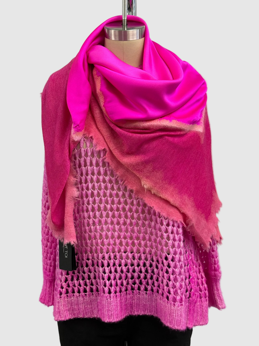 Avant Toi Quadrello Double Bicolor in Rosa Fluo/ Chili