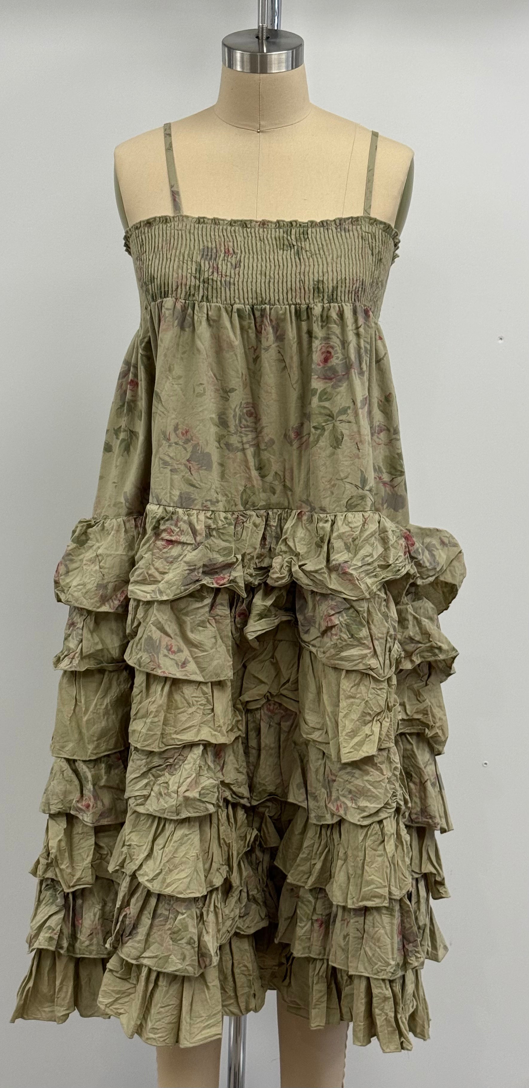 Les Ours Sariette Dress In Verbena