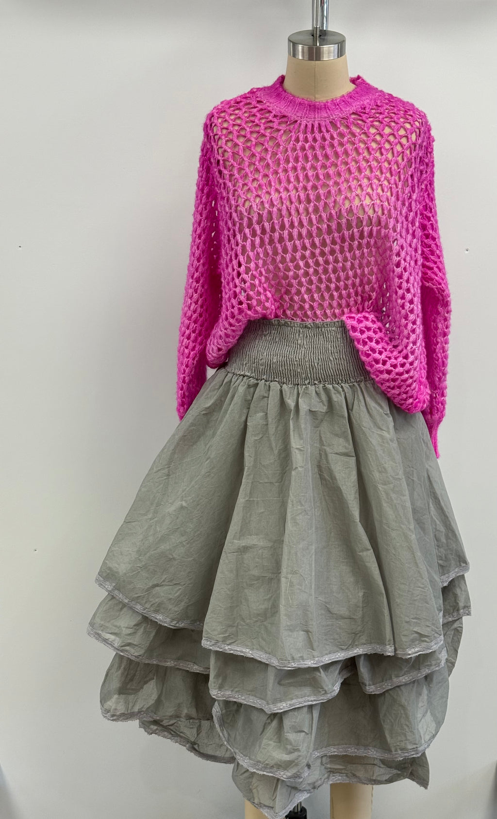 Les Ours Madeleine Skirt In Pearl