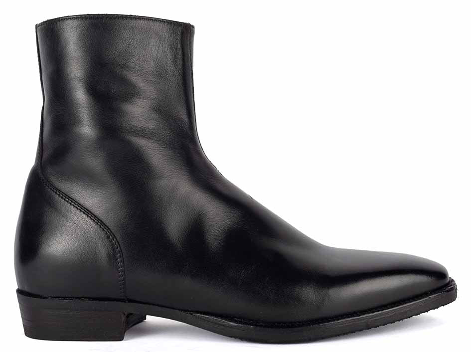 Alberto Fasciani Karina Leather Boot in Black
