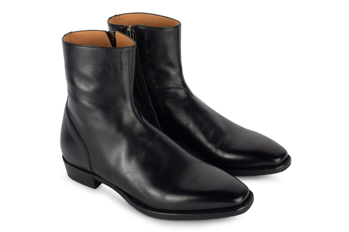 Alberto Fasciani Karina Leather Boot in Black