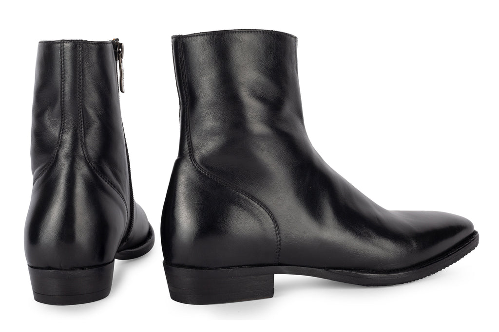 Alberto Fasciani Karina Leather Boot in Black