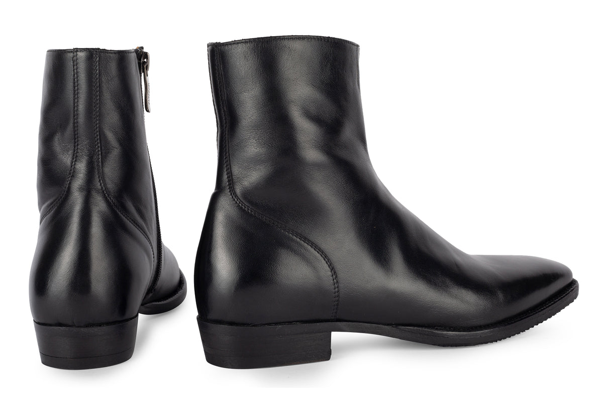 Alberto Fasciani Karina Leather Boot in Black
