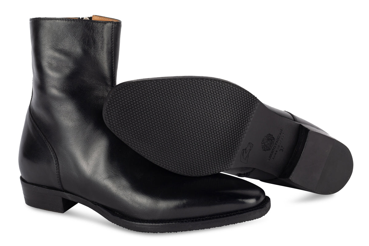 Alberto Fasciani Karina Leather Boot in Black