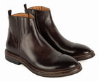 Alberto Fasciani Megan Ankle Boots in Dark Brown
