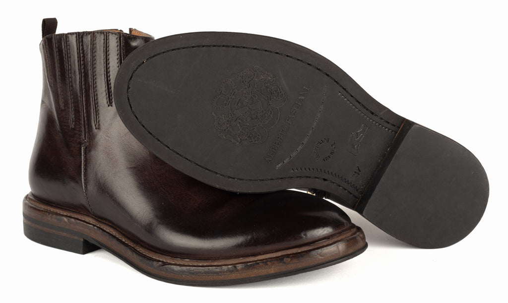 Alberto Fasciani Megan Ankle Boots in Dark Brown