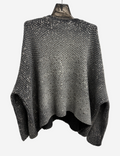 Merino Wool & Cashmere Husky Laminated Pullover with Studs