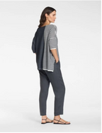 Sarah Pacini Casual Sweater In Tricolor Stripes