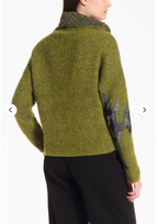 Sarah Pacini Sweater In Moss Green