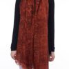 LINEN SCARF - RUST ROSE