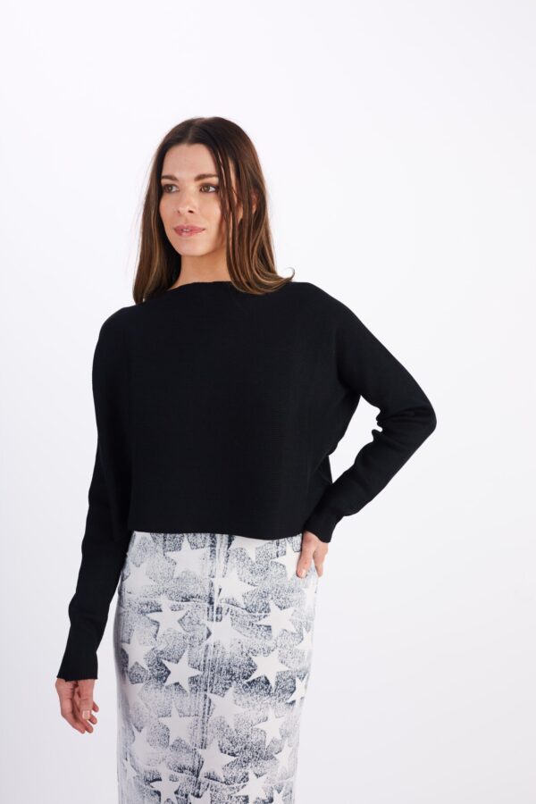 MATTHILDUR SWEATER IN BLACK - Image 6