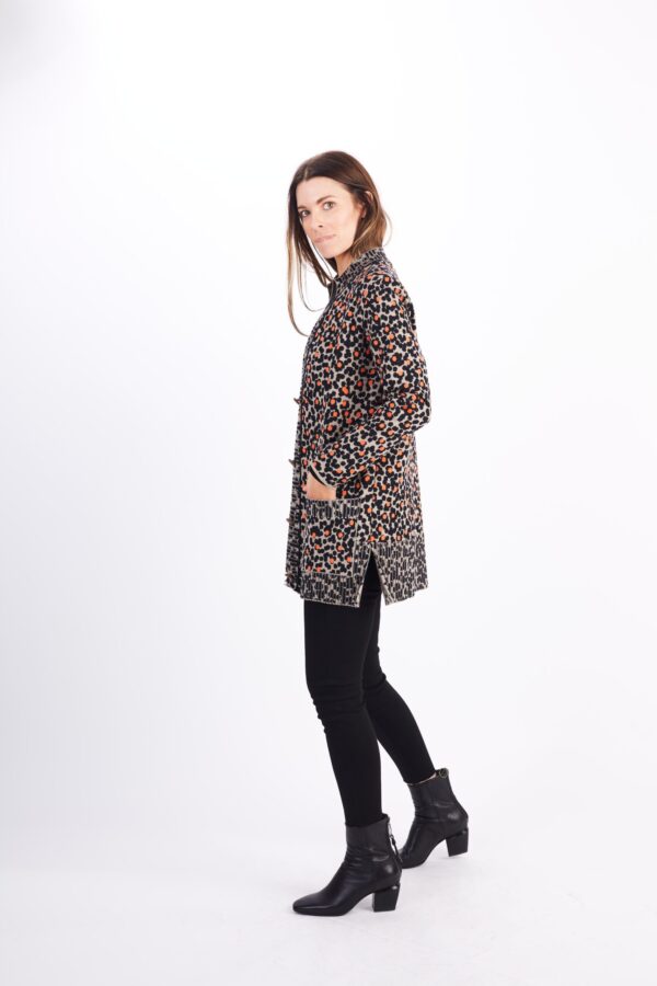 OLEANA ANIMAL PRINT CARDIGAN - Image 5