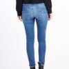 ZVOOV SKINNY CROP FRAY BLUE JEANS - Image 3