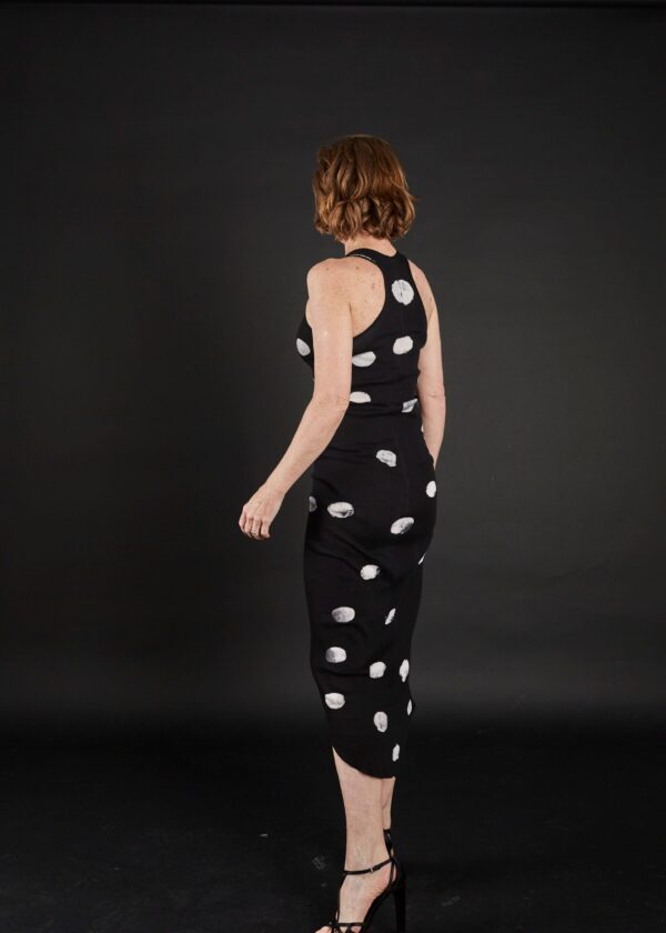 RIBBED DOT TANK DRESS - Image 4