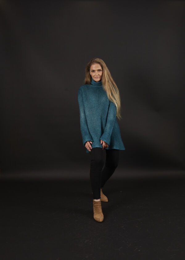 AVANT TOI TEAL KNITTED PULLOVER - Image 5