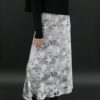 ANNIE TURBIN SILK CHARMEUSE BIAS SKIRT IN HAND PRINTED STARS - Image 3
